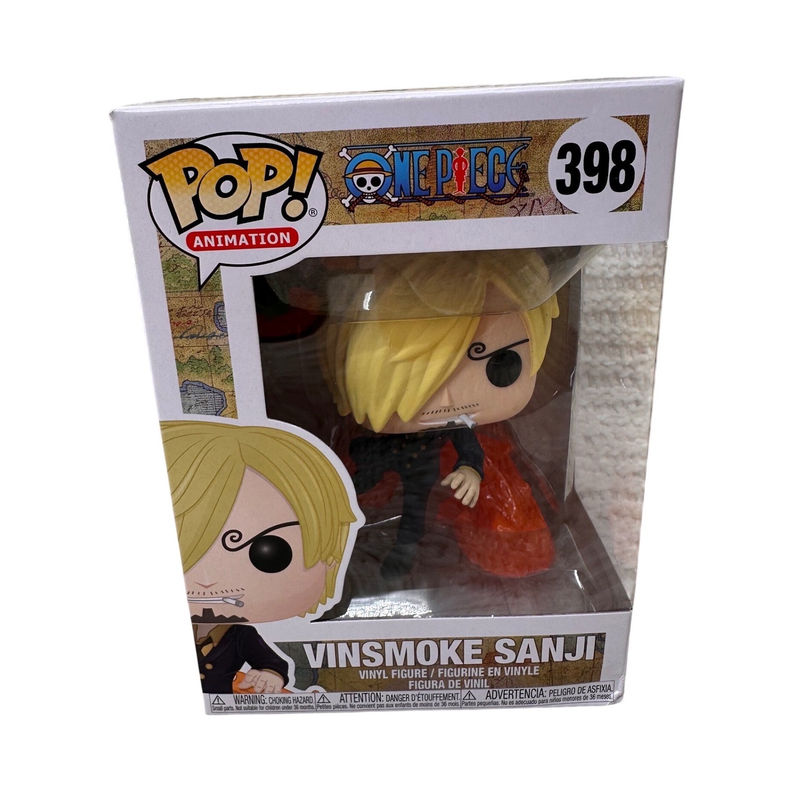 Funko Pop One Piece Vinsmoke Sanji 398 Vinyl Figure Anime Giocattolo da Collezione Nuovo