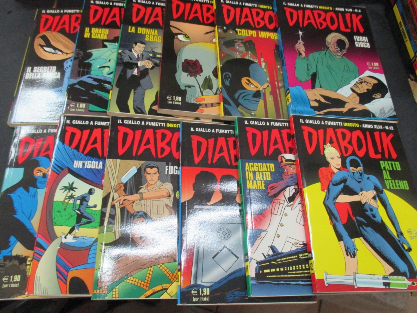 DIABOLIK ANNO XLVI 2007 1/12 - ANNATA COMPLETA