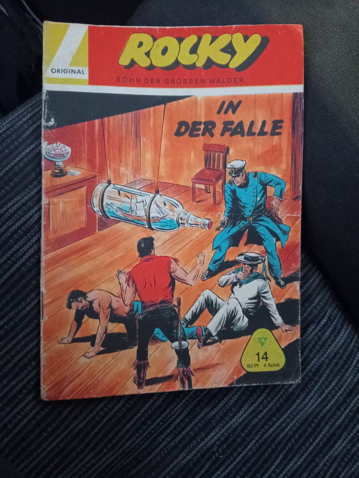 ZAGOR EDIZIONE TEDESCA ROCKY N. 14 IN DER FALLE