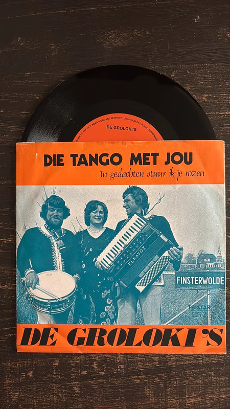 De Groloki’s - Die tango met jou.   Telstar 2772