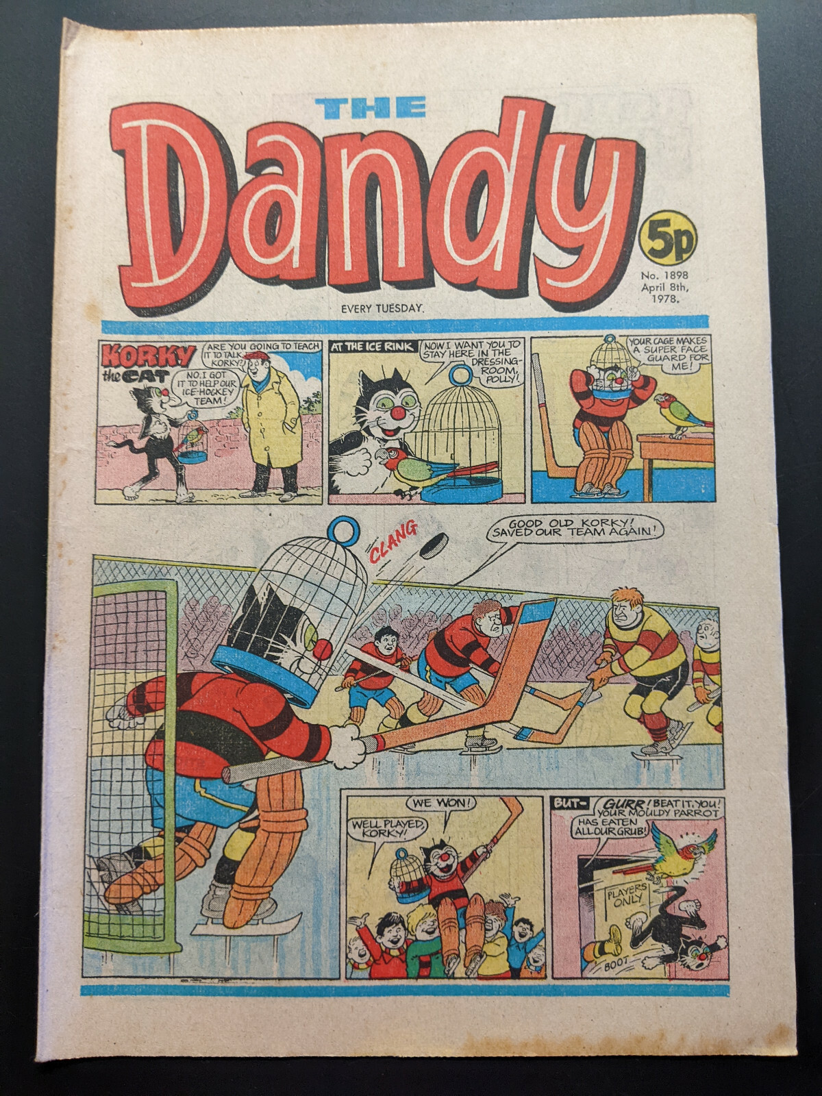 Dandy Comic No 1898 April 8th 1978.