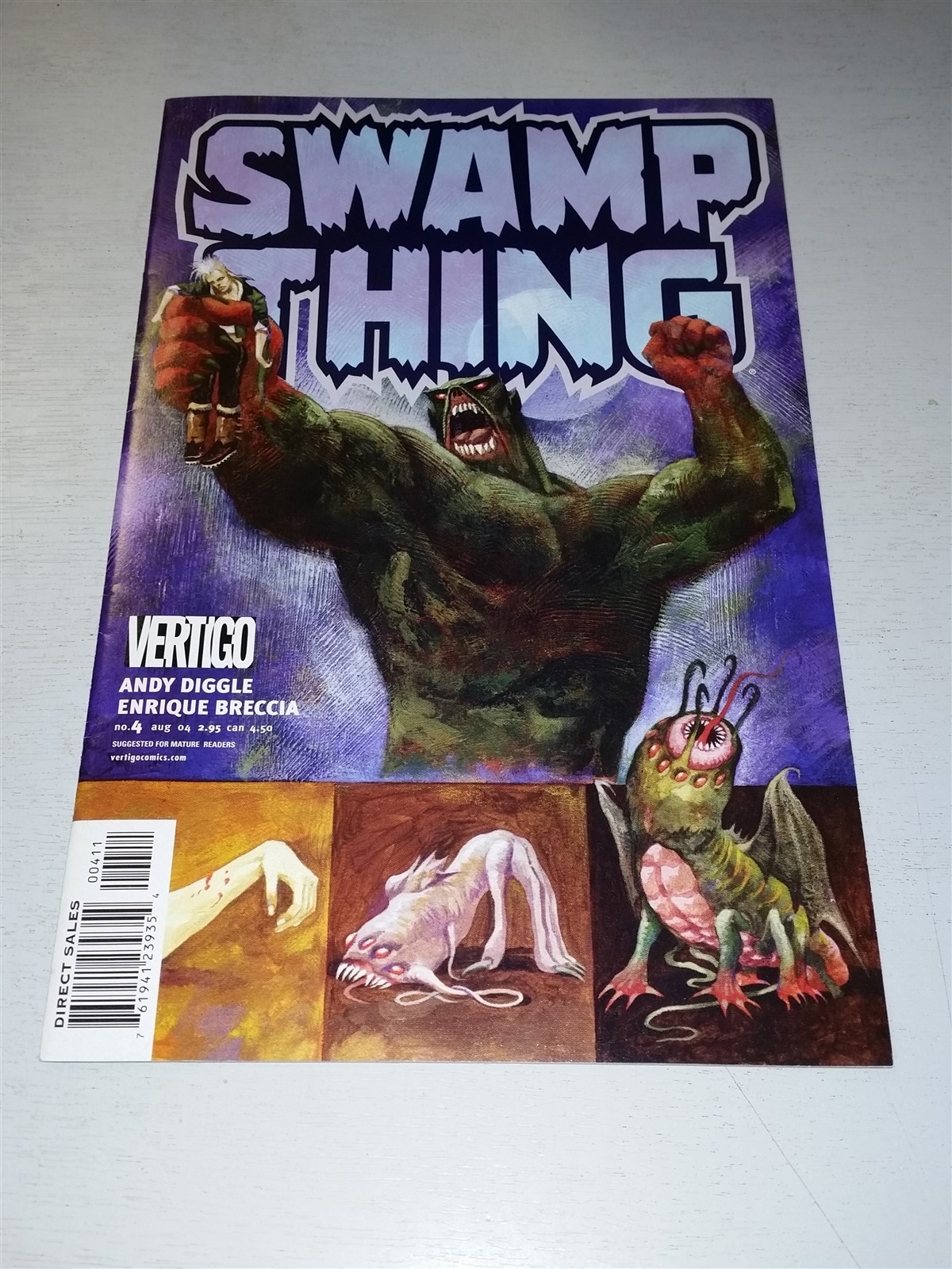 SWAMP THING #4 VF (8.0 OR BETTER) AUGUST 2004 VERTIGO COMICS
