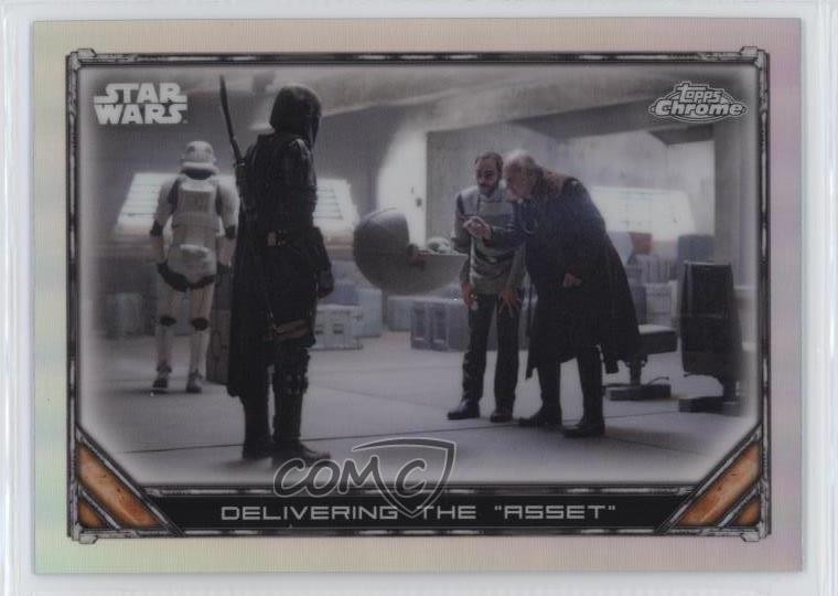 2022 Topps Chrome Star Wars The Mandalorian Beskar Edition rifrattore #S1-13 6ts