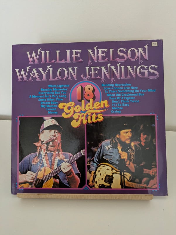 Lp Willie Nelson & Waylon Jennings 18 Golden hits