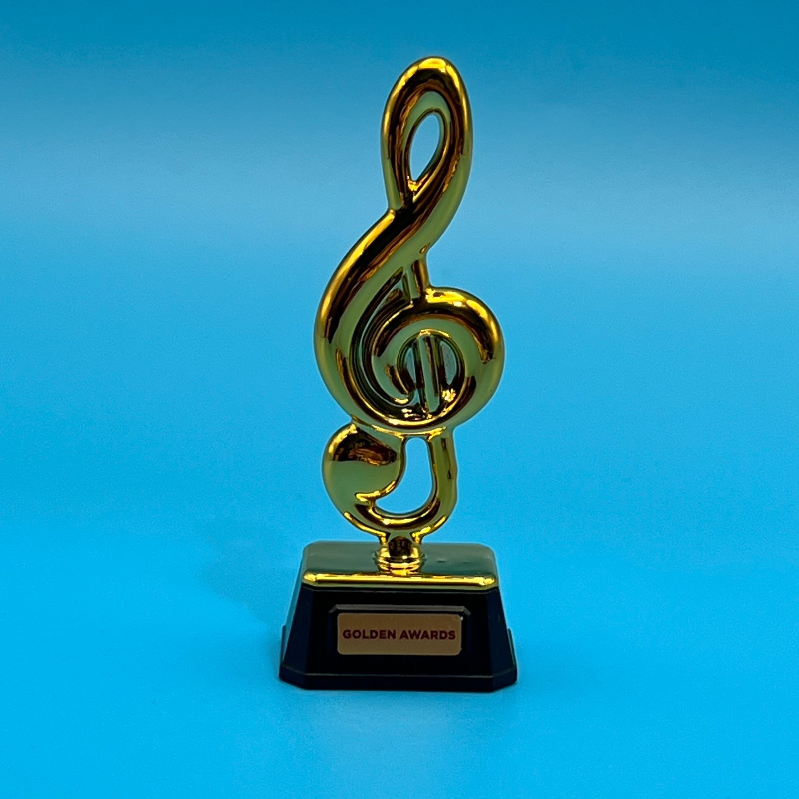ZURU Mini Brands Vinile Funziona Davvero RARO Golden Awards Treble Clef Trophy