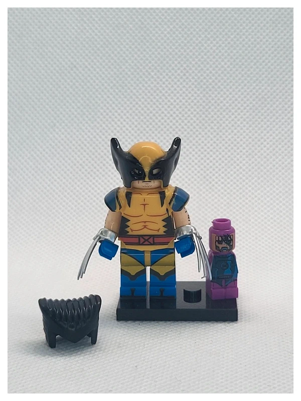 Personnage type lego – Wolverine (Classic) (Lego-style Character – Marvel – Wolverine Classic)