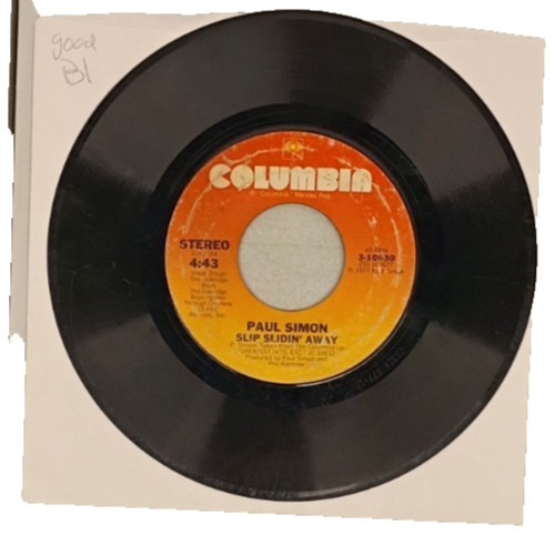 Paul Simon Slip Slidin' Away/Something So Right 45 rpm Single