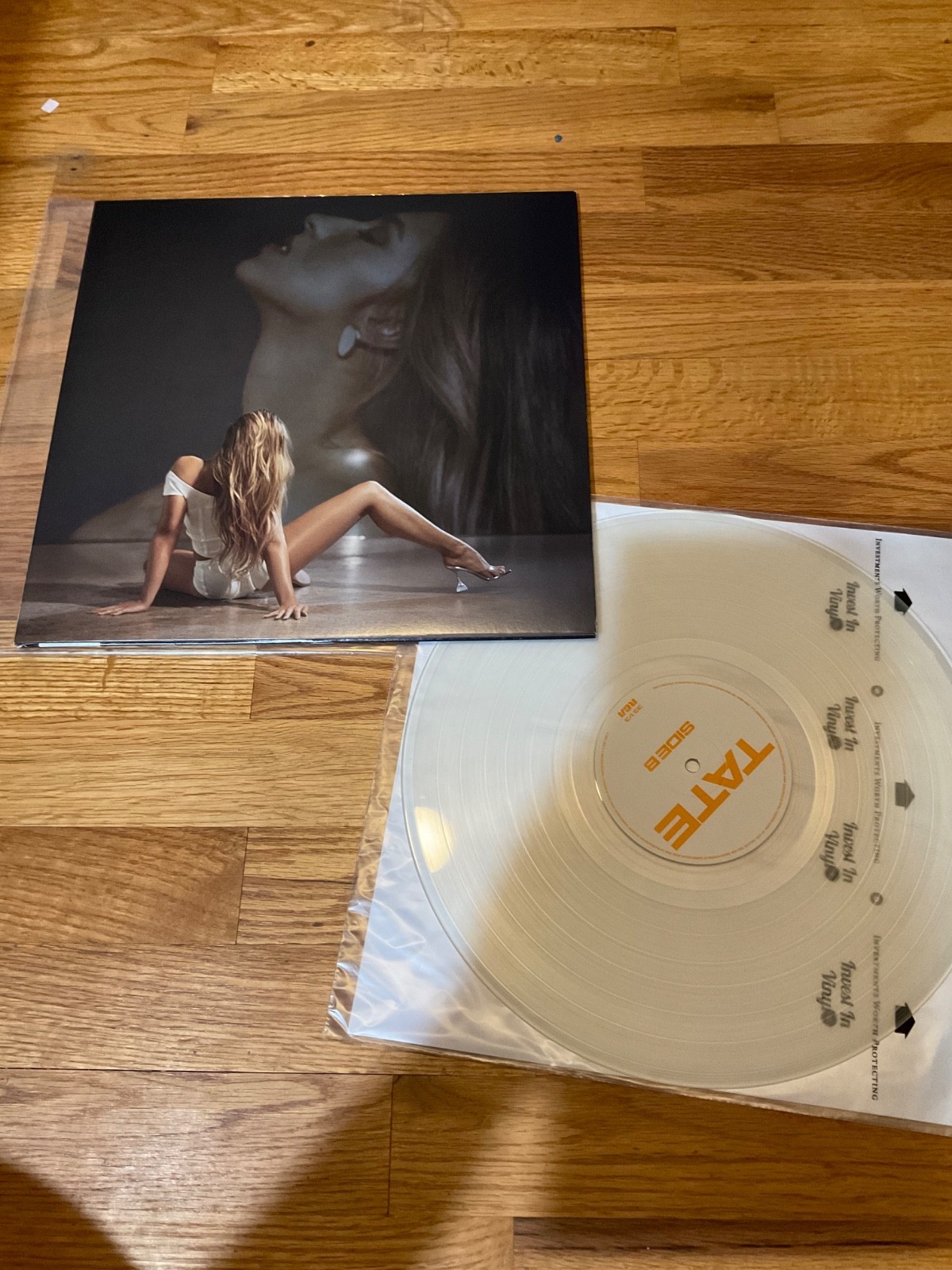 Tate McRae So Close to What milky translucent clear vinyl. NO inserts