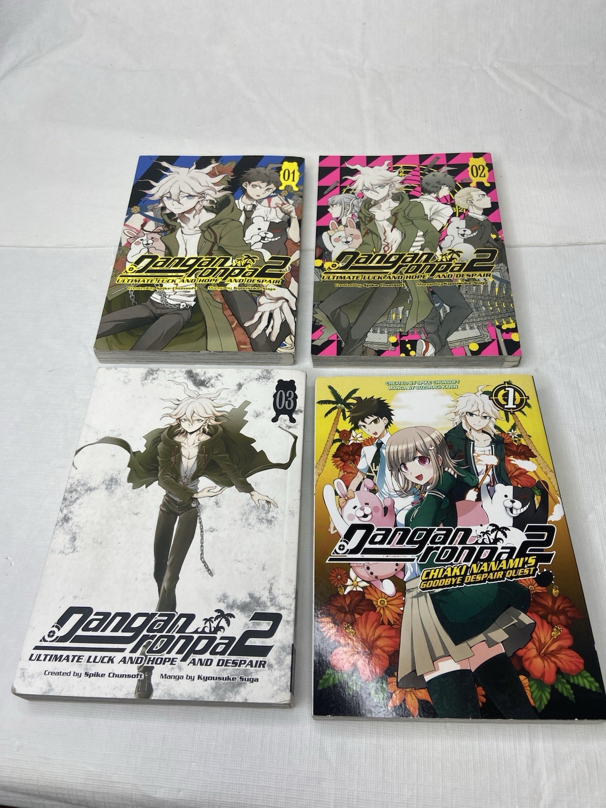 Dark Horse Danganronpa 2 Ultimate Luck & Hope and Despair Manga Lotto Vol 1-3