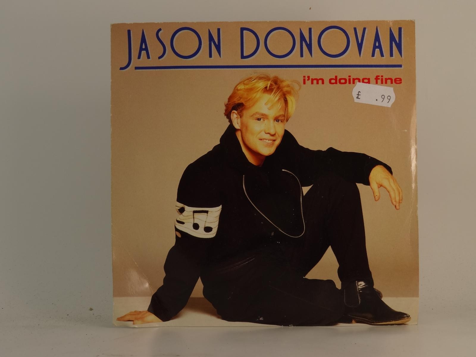 JASON DONOVAN I'M DOING FINE (75) 2 Track 7" Single including Picture Sleeve PWL