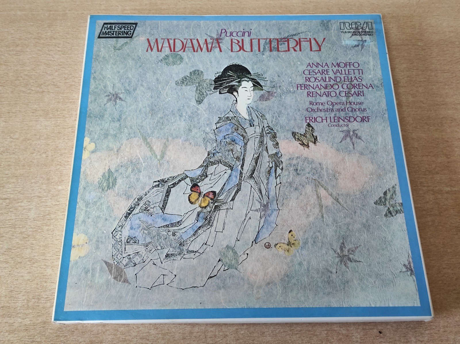 Coffret 3 Vinyles MADAMA BUTTERFLY Giacomo PUCCINI  Opéra