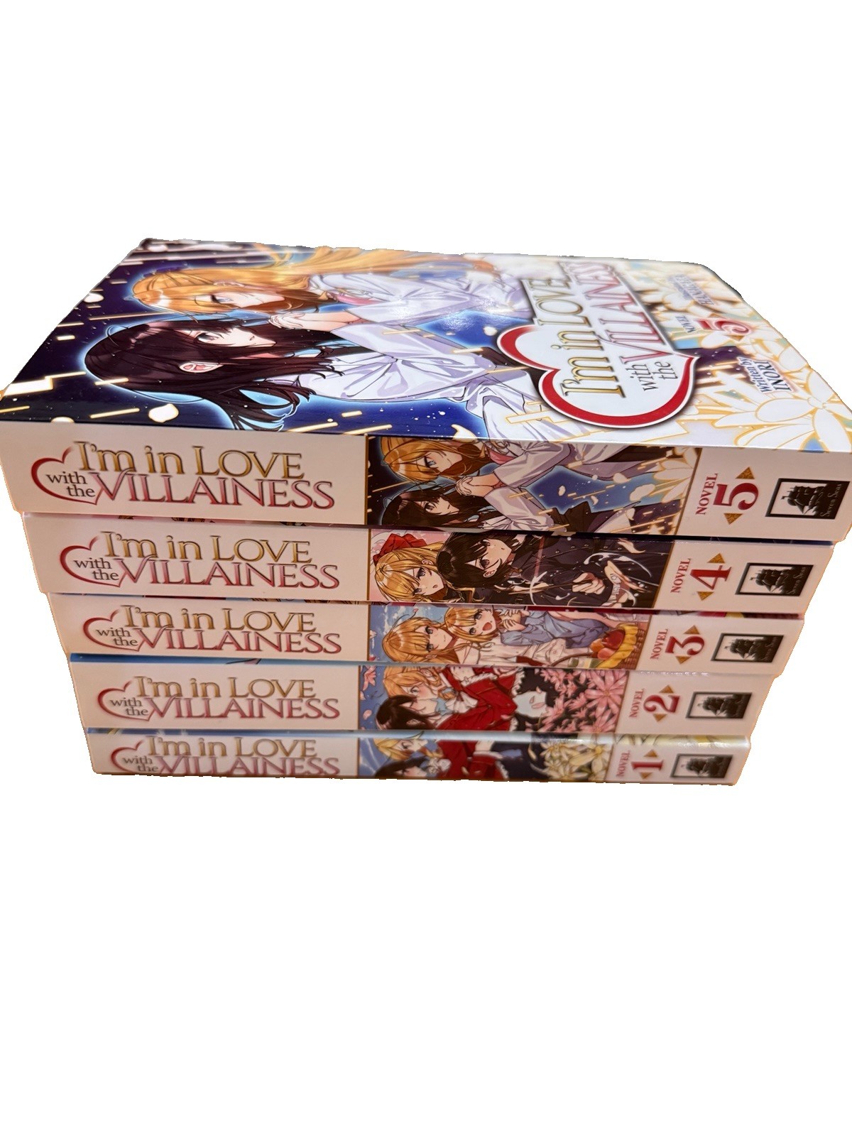 I’m In Love With The Villainess light novel set completo vol 1-5 inglese
