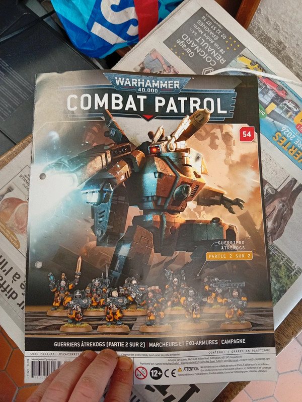 #warhammer combat patrol 40000 n 54 guerriers atrekogs partie 2 sur 2 plus socles