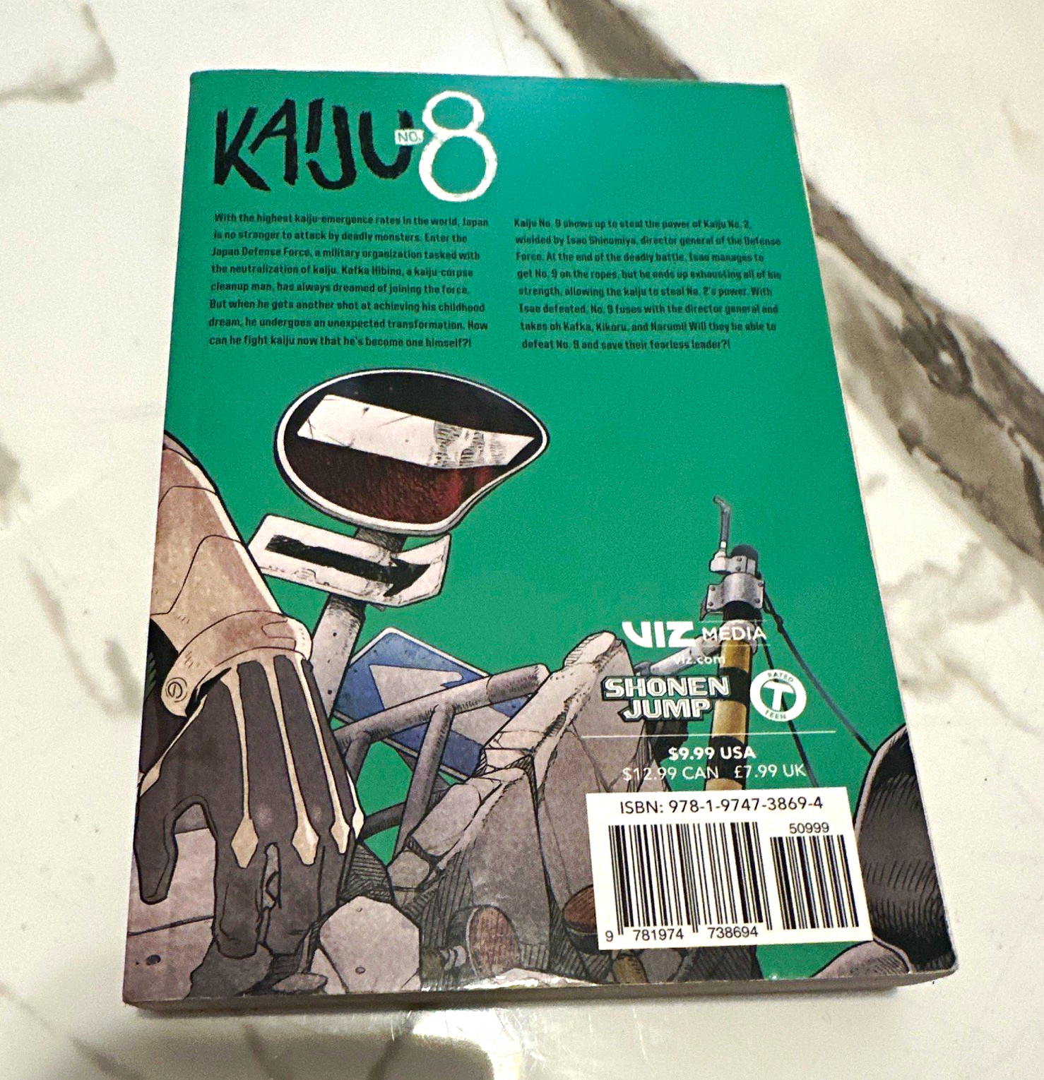 Kaiju n. 8 vol. 8 Numero 8 TPB Manga Inglese VIZ Media Naoya Matsumoto