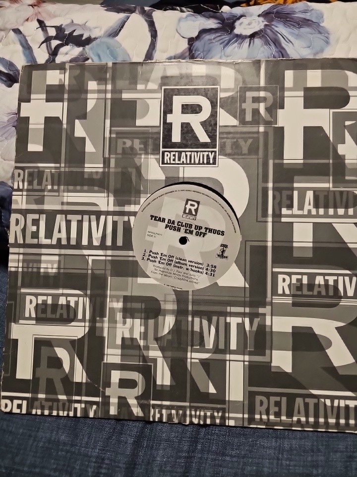 Tear Da Club Up Thugs - Push 'Em Off Vinyl Record (12") EX