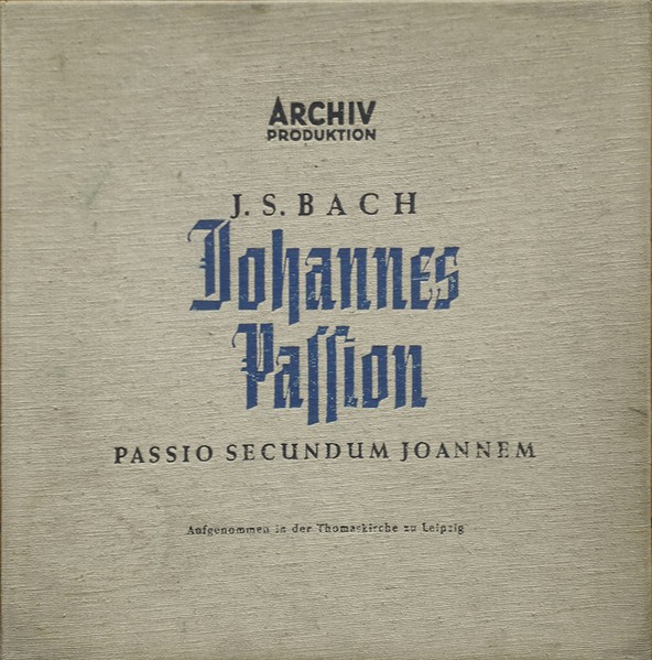 Johann Sebastian Bach - Johannes Passion - Passio Secundum Joannem Vinyl 224212