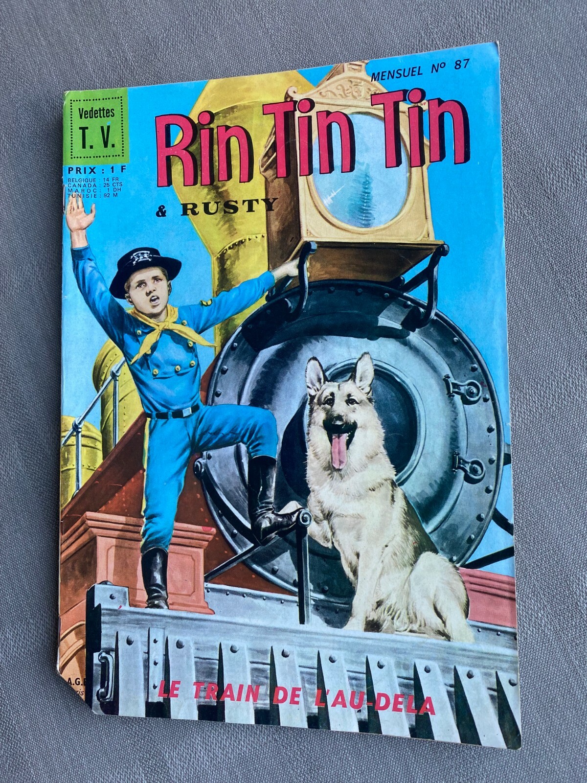 Rin Tin N° 87 1re Serie Stelle TV Edizione Snoopy 1967 IN Condizioni
