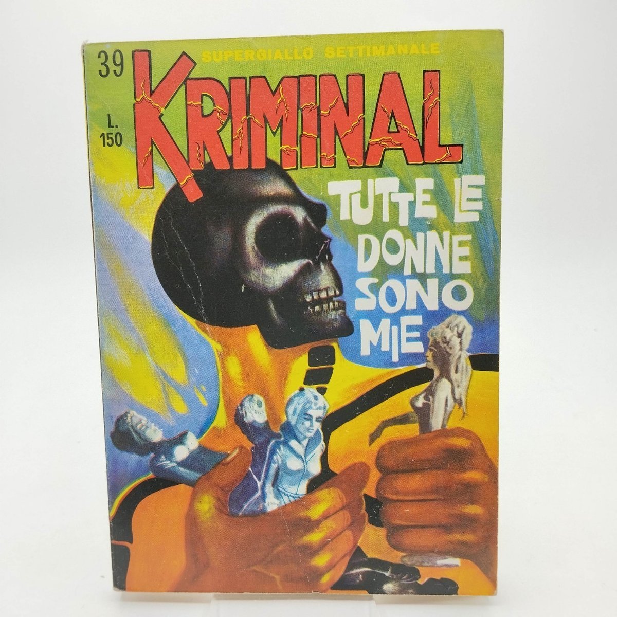 KRIMINAL N. 39   OTTIMO EDICOLA  AUT. 6636  ED. CORNO MAR. 1966 [ST] [UFF-32-39]