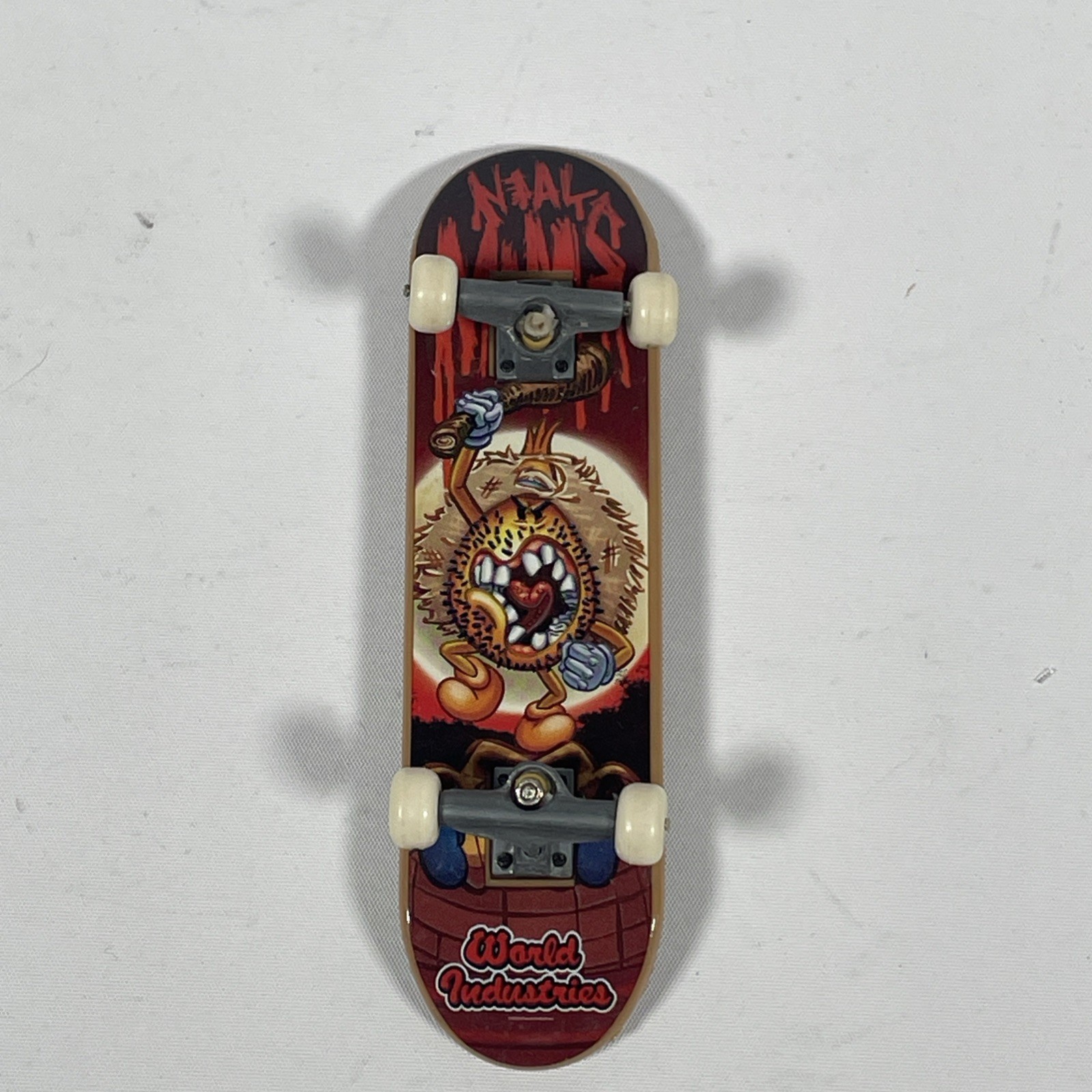 Tastiera vintage Tech Deck World Industries Neal Mims Hilly Billy Flameboy