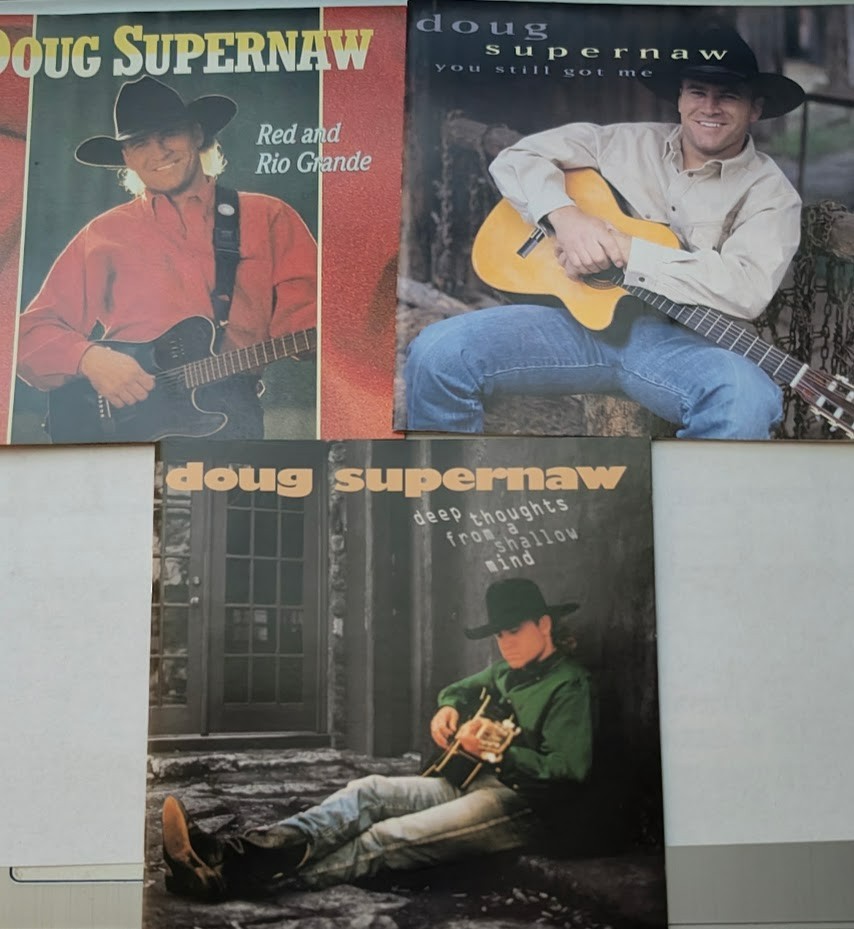 Doug Supernaw 3 CD Lot - Red and Rio Grande, Deep Thoughts, You Still Got Me