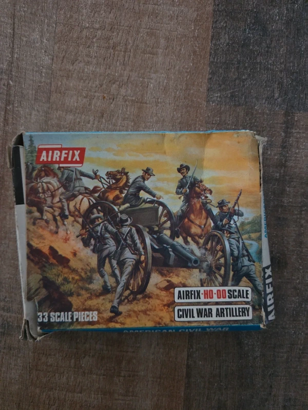 Airfix H0-00 scale civil war artillery