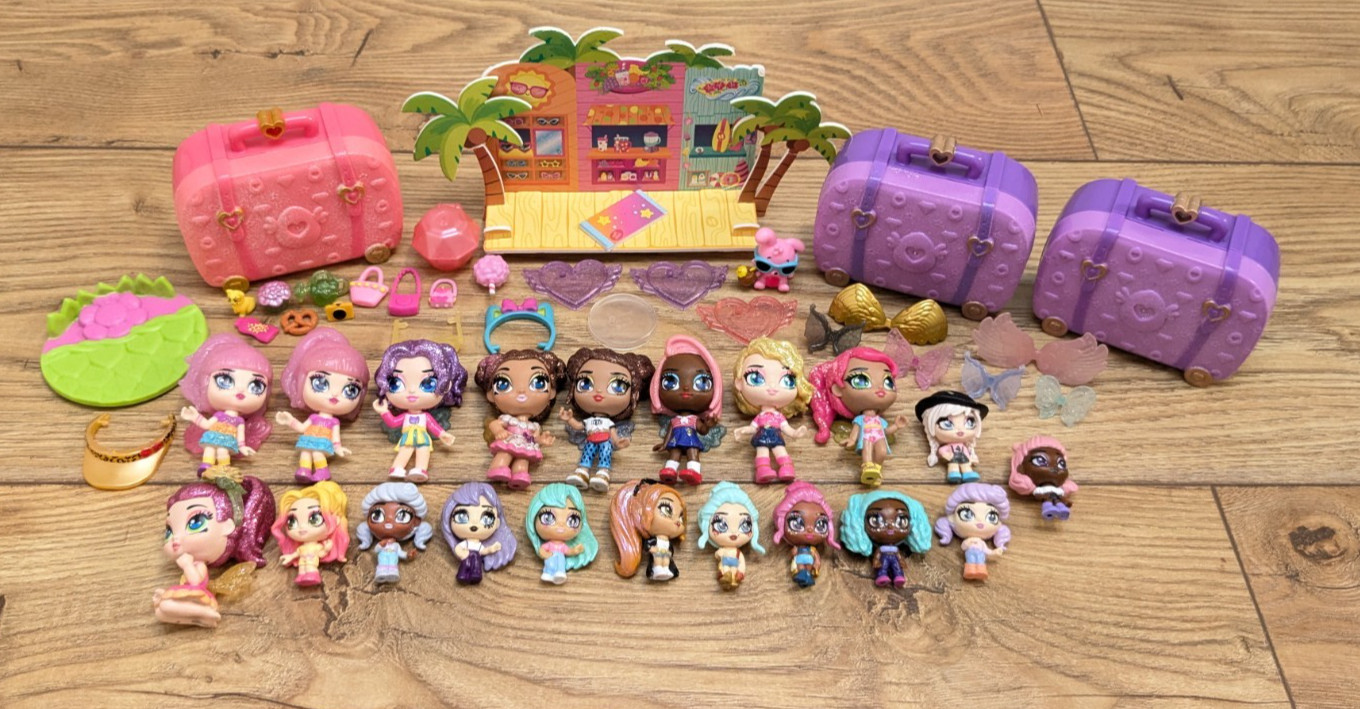 Lotto Bundle HATCHIMALS PIXIES Stile Vacay Ali Faries Accessori Bambole Figure