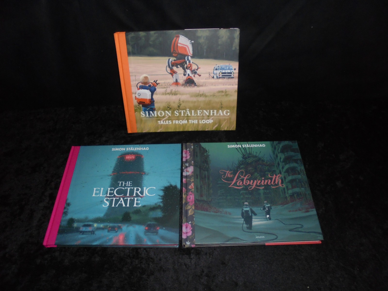 Artbook Lot Simon Stalenhag 3 tomes Editions Akiléos