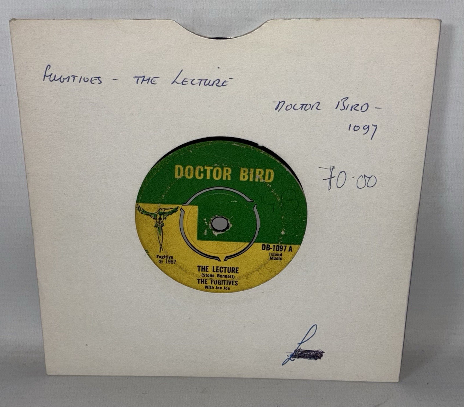 Techniques All Stars - Eldora - 1970 Vinyl 7" Single - Trojan Records TR-7728