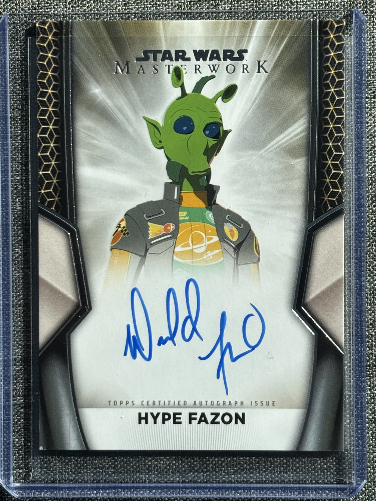 Donald Faison Hype Fazon 2025 Topps Star Wars capolavoro auto
