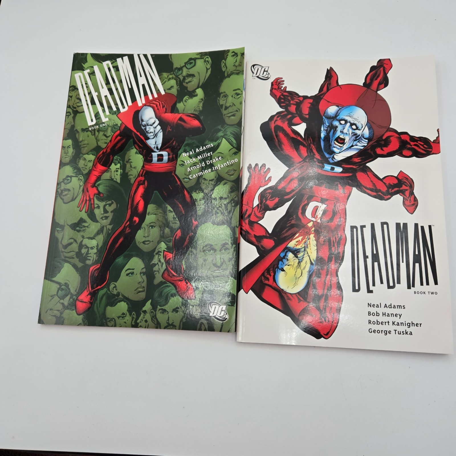 Lotto Deadman Book One & Two Neal Adams DC TPB Vol 1 & 2 quasi nuovo.