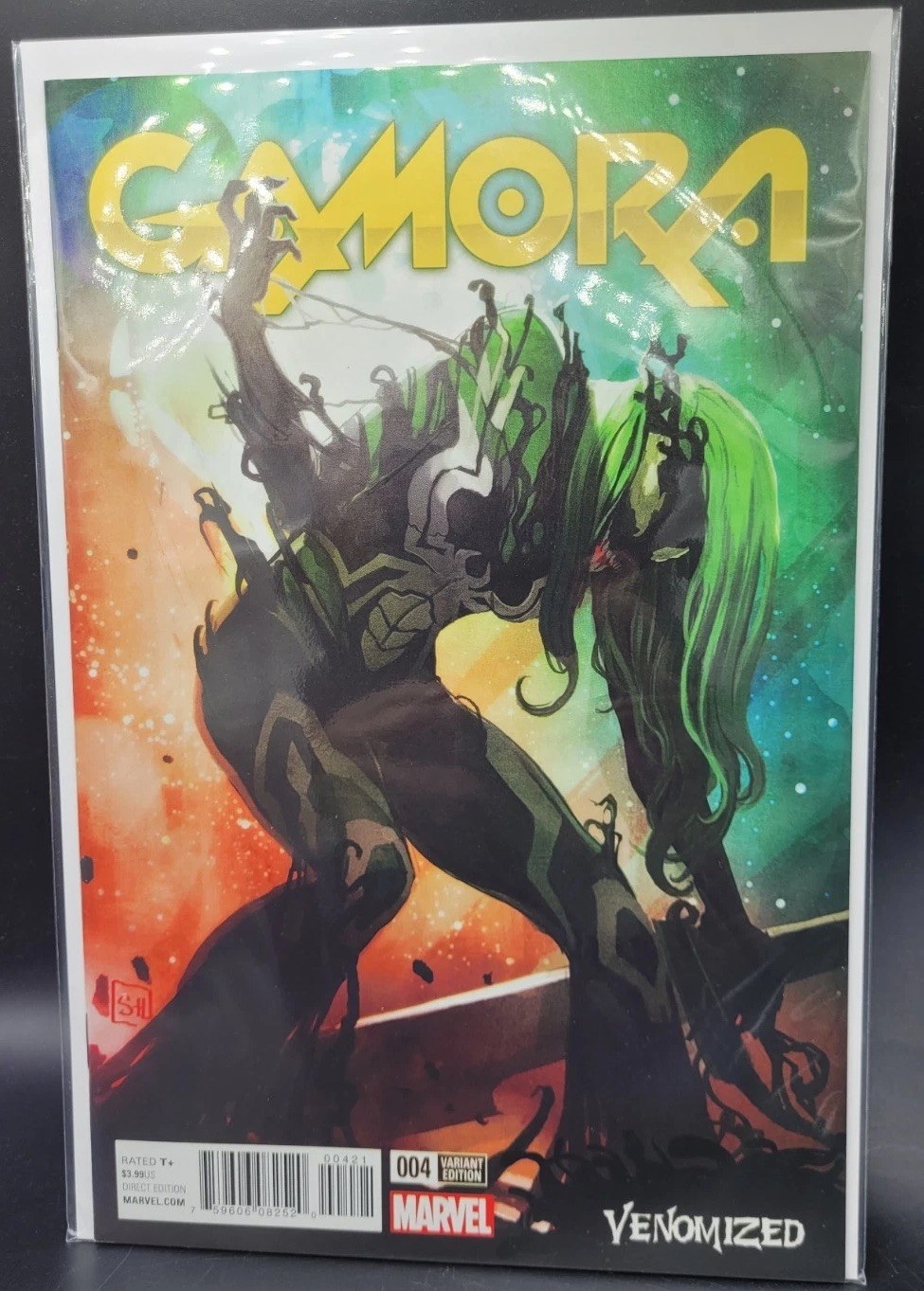 Gamora 4 Stephanie Hans Variant B 2017 Venomized High Grade Boarded
