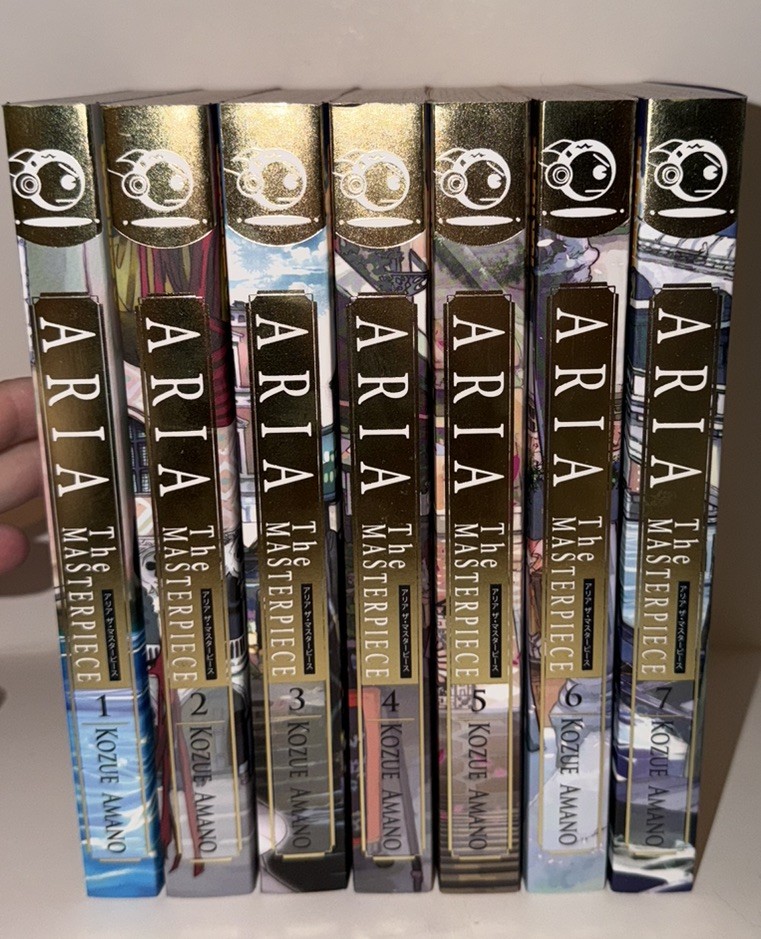 Aria the Masterpiece Manga Completo Vol 1 2 3 4 5 6 7 Fuori Produzione Inglese *Non Letto*