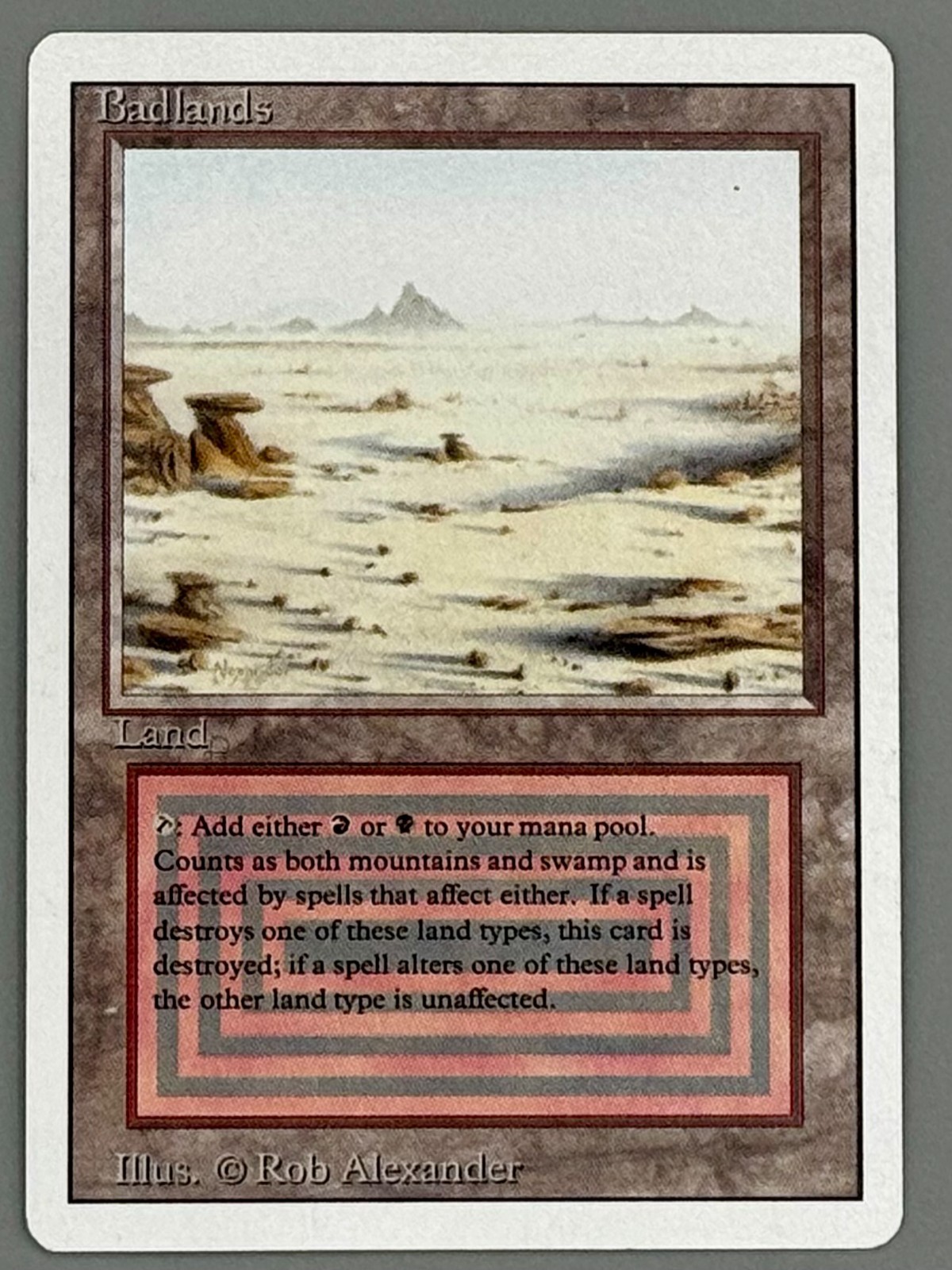 MTG Badlands Edizione Revisionata Regolare Dual Land