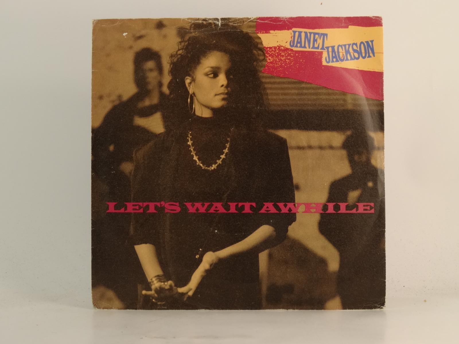 JANET JACKSON LET'S WAIT A WHILE (6) (78) 2 Track 7" Single plus Picture Sleeve 