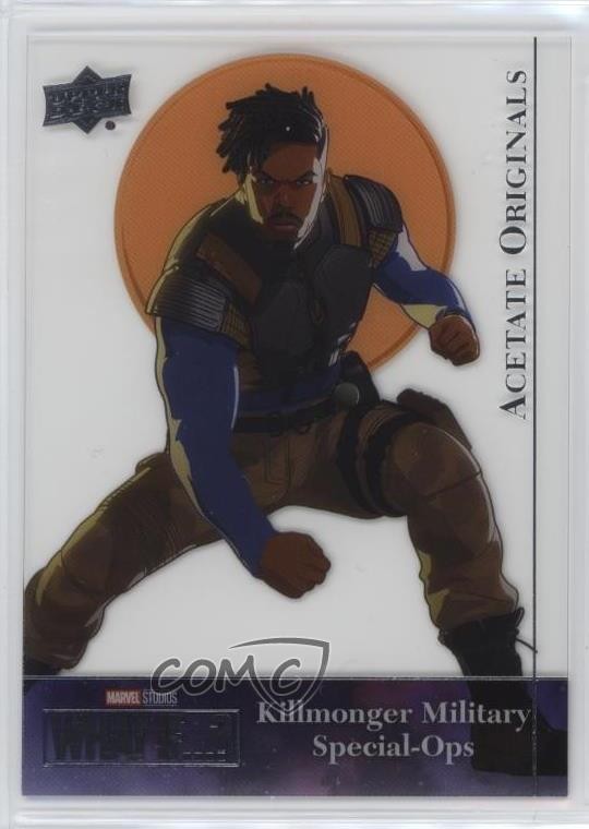 2023 Marvel What If? Acetate Originals Erik Killmonger Military Special-Ops 13ta