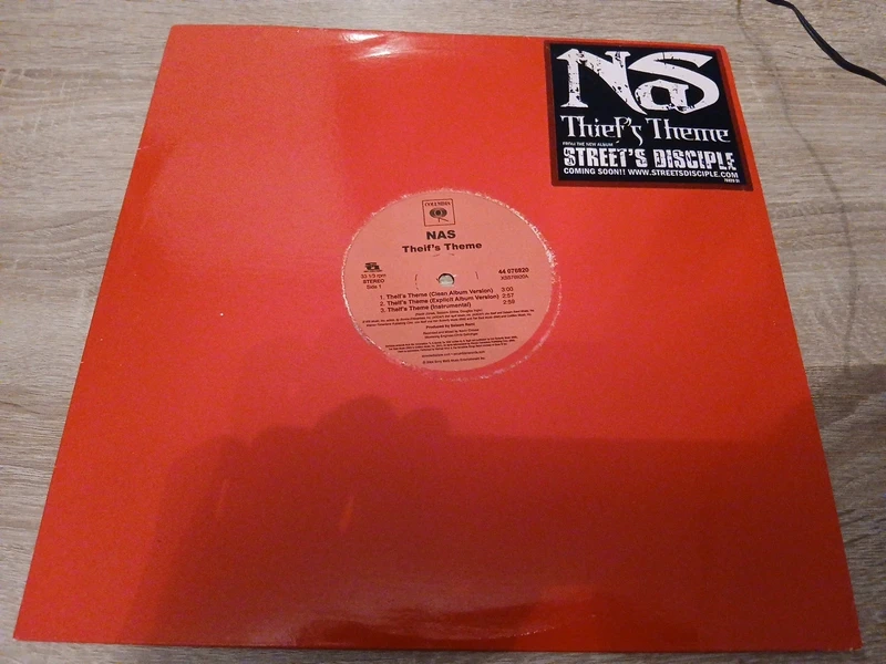 Vinyle Édition Collector - Nas - Thief's Theme/ You know my style