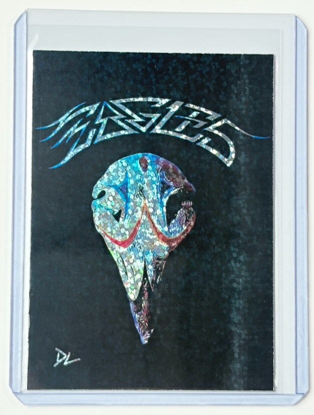 Eagles Edizione Limitata Artista Firmato "Rock Icons" Rifrattore Trading Card 1/1