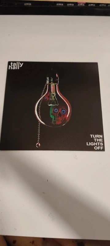 Tally Hall Turn the Lights off/Light & Night black and white single vinyl
