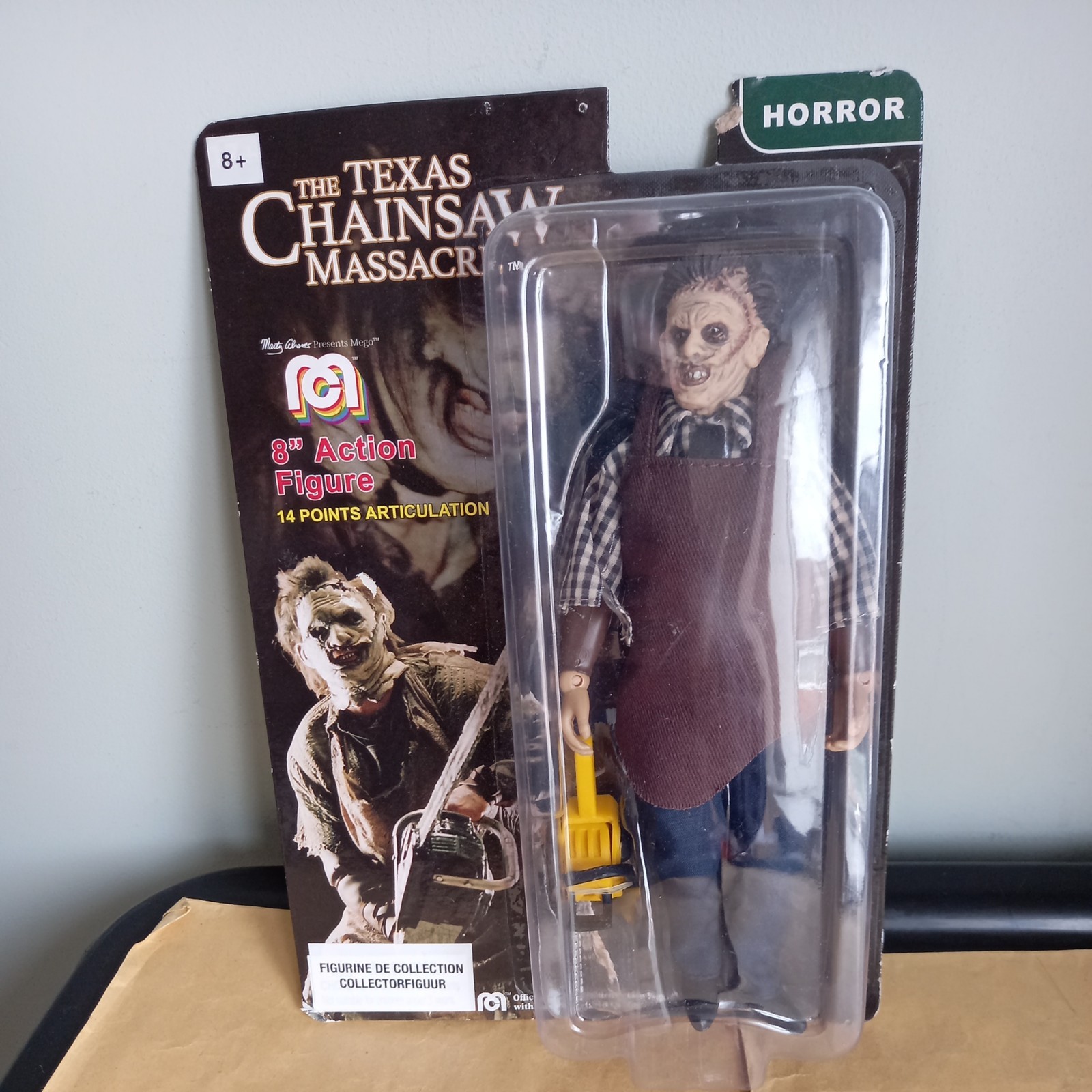 Modellino Mego Texas Chainsaw Massacre 8" Leatherface - nuovo e sigillato