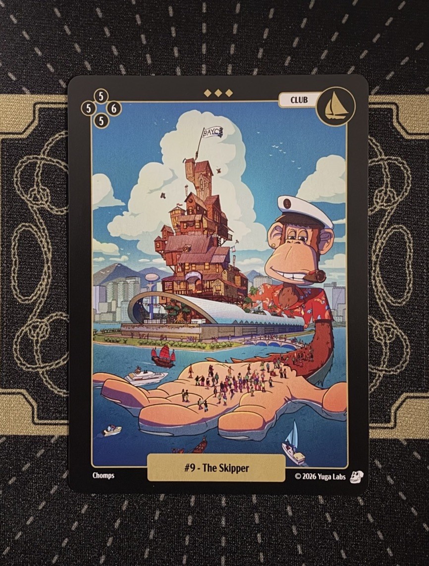 #9 The Skipper - Mudwater TCG 2026 Bored Ape Yacht Club