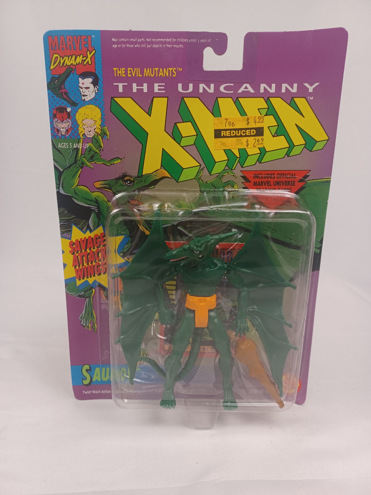 Marvel Uncanny X-Men Sauron Action Figure Toy Biz MOC Nuovo Sigillato 1992 Vintage