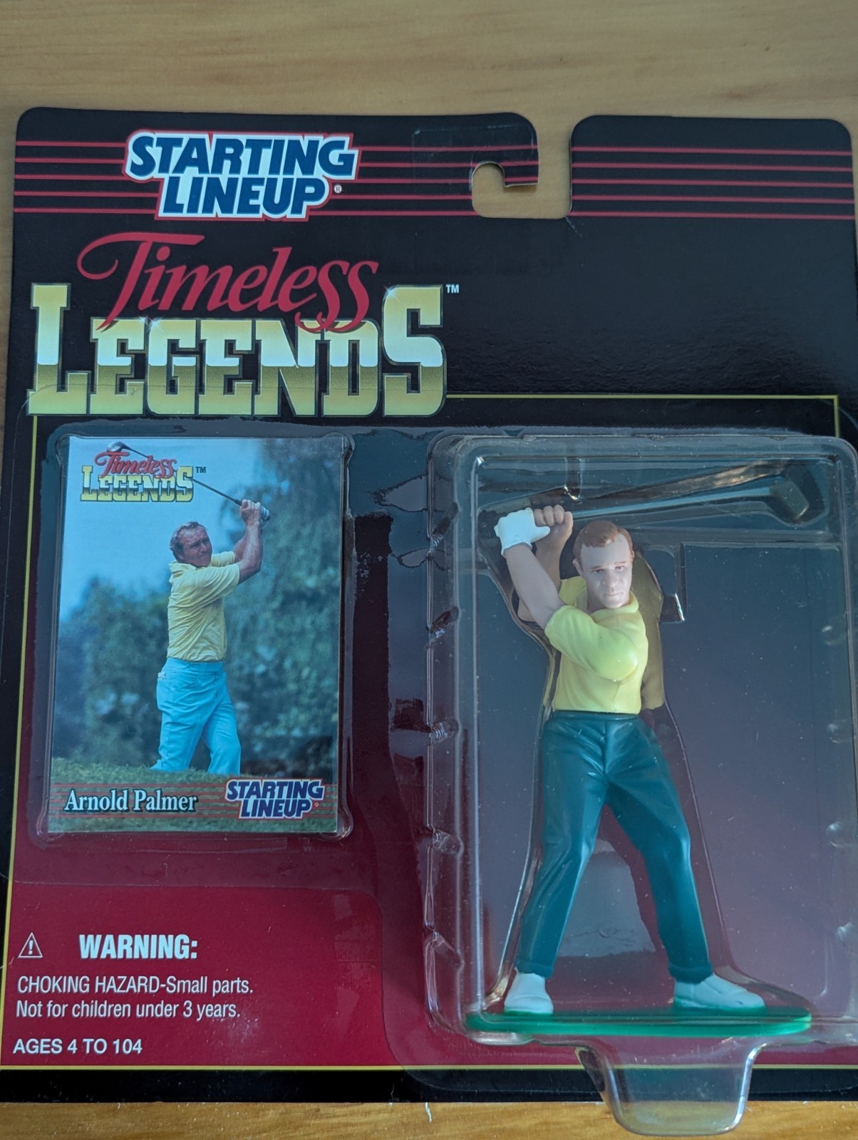 Starting Lineup Timeless Legends Arnold Palmer Golf Action Figure 1995 Kenner