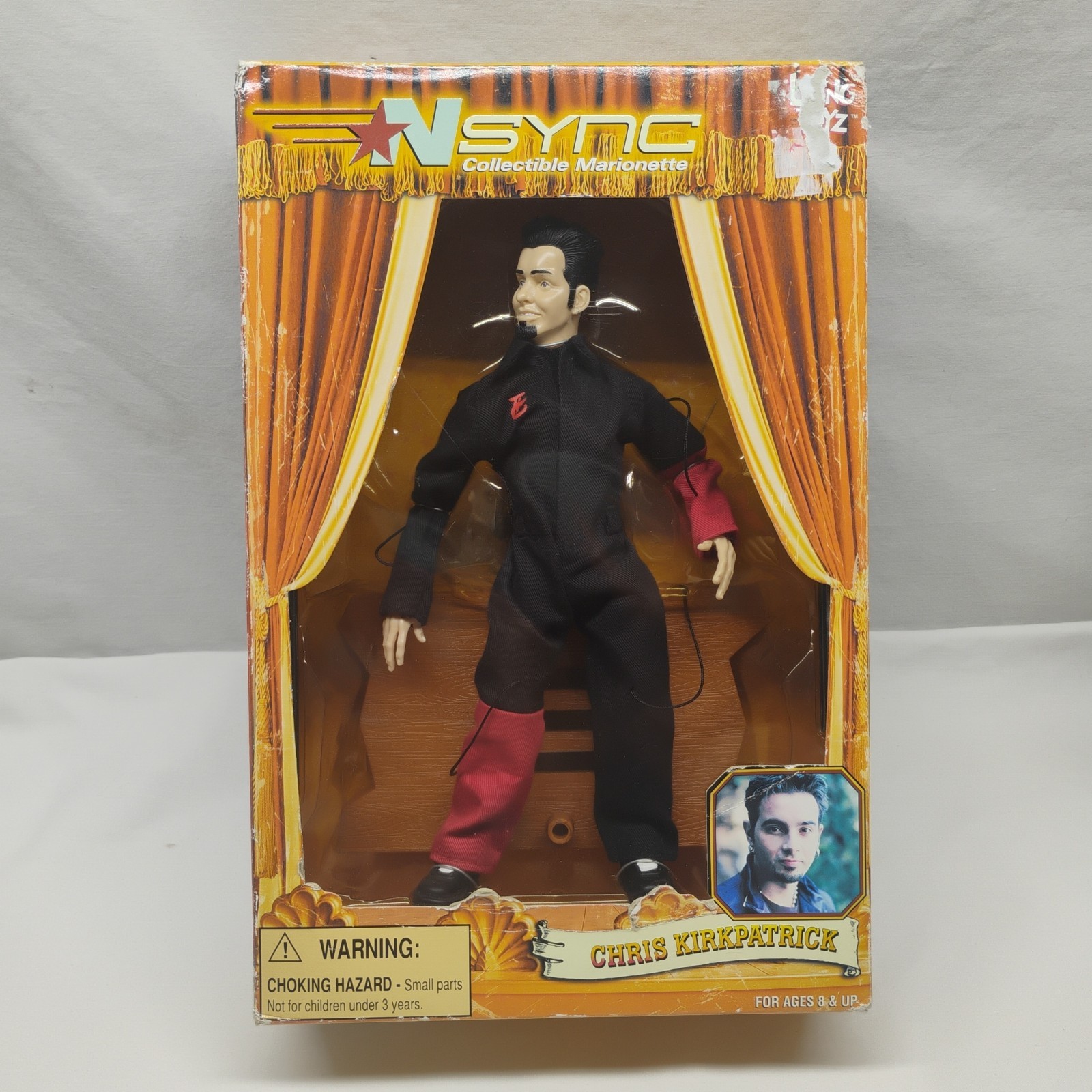 NSYNC Collectible Marionette String Puppet Doll 2000 Chris Kirkpatrick NIB
