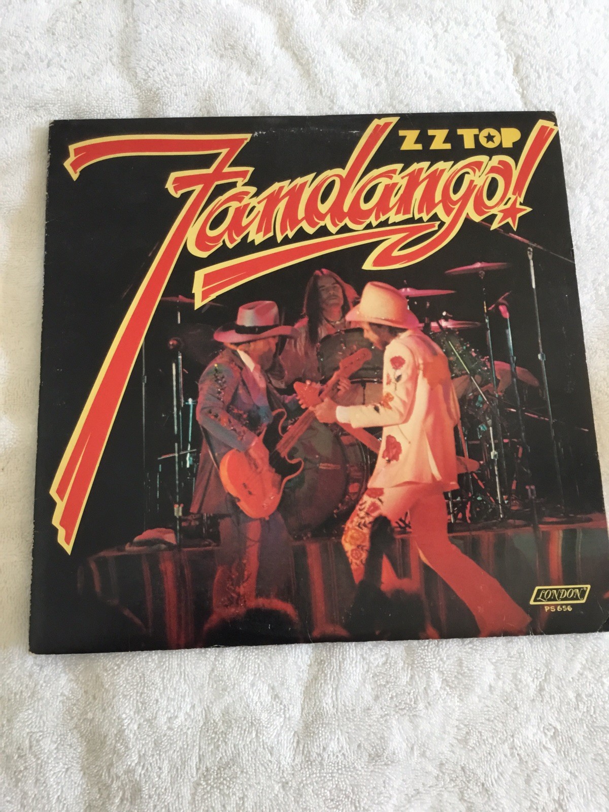 ZZ Top Fandango! Vintage Vinyl LP 1975 London Record PS-656