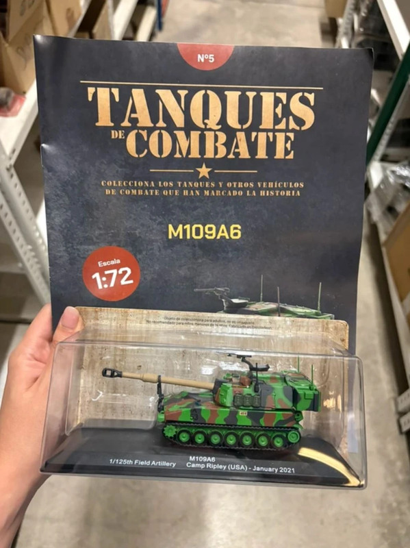 M109A6, Camp Ripley (EE. UU.) 2021 1:72, Salvat