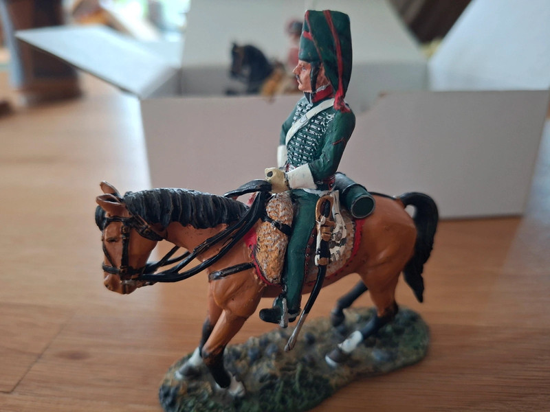 Figurine Del Prado – Cavalier Chasseur à cheval 1815 – Premier Empire Napoléon