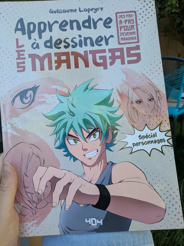 Livre style revue Apprendre à dessiner les mangas spécial personnages