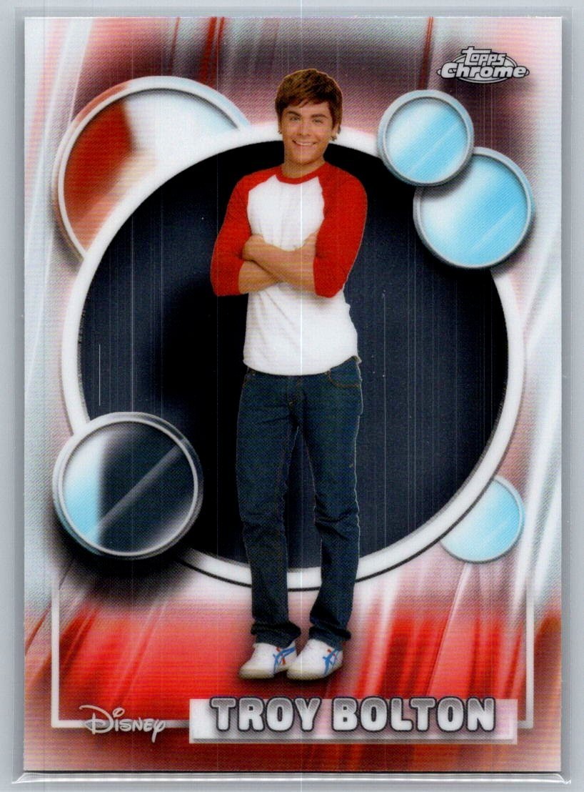 2026 Topps Chrome Disney #182 Troy Bolton High School Musical