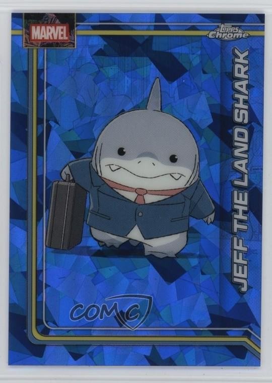 2026 Topps Chrome Marvel Comics Sapphire Jeff the Land Shark #060 1wp4