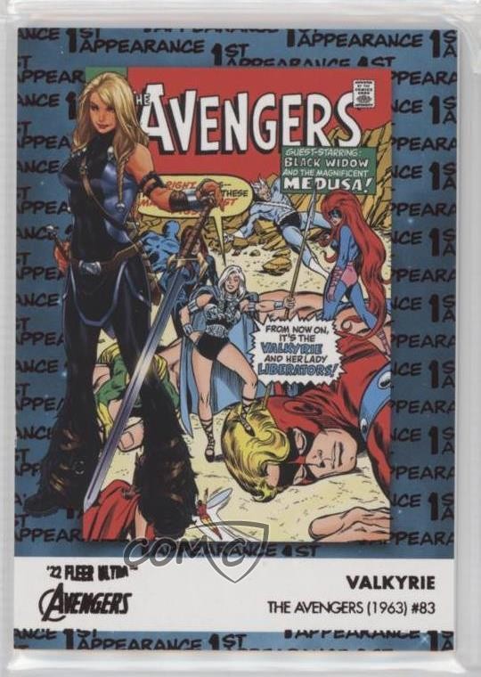 2022 Fleer Ultra Avengers 1st Appearances Burgundy Foil /141 Valchiria #FA-6 02aj